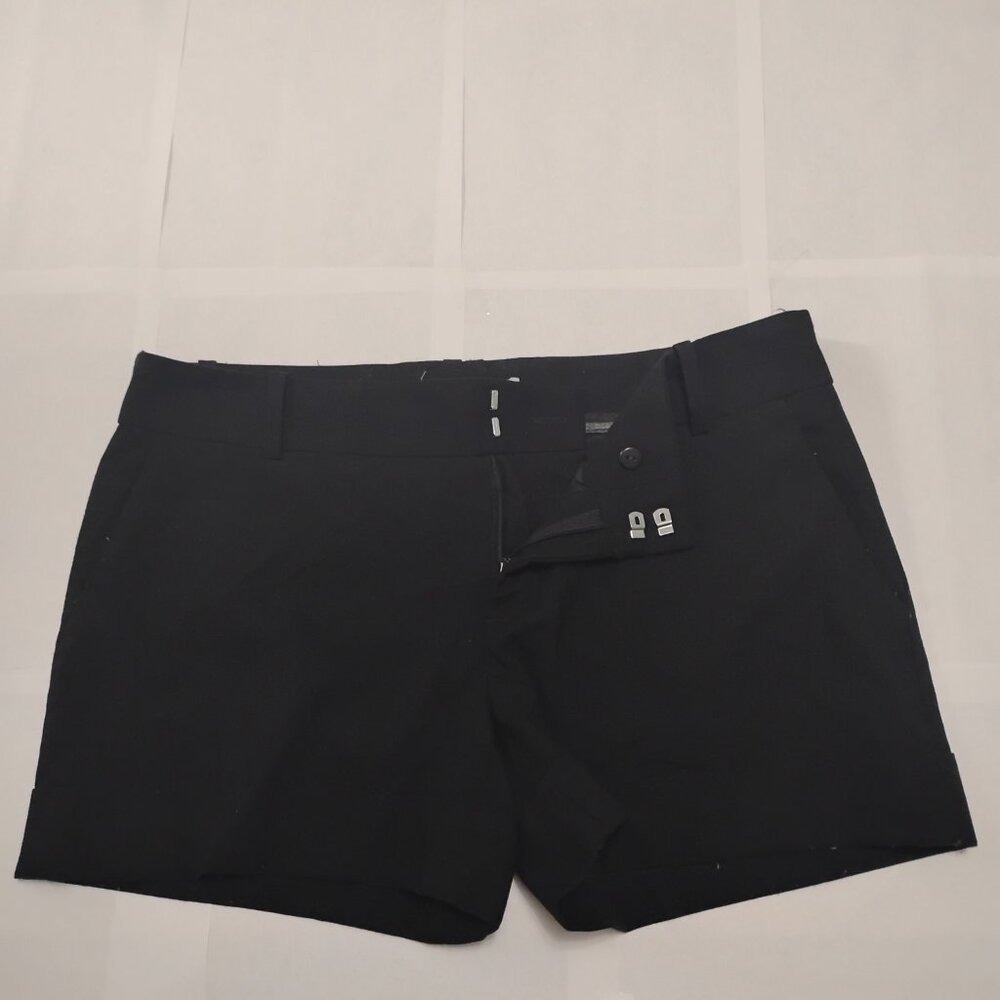 ZARA BASIC Black Tailored Shorts – Size Large - Picture 2 of 4